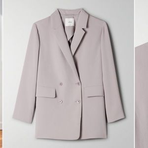NWT Aritzia Wilfred Cherrelle Blazer in Limited Edition Color Gull Grey